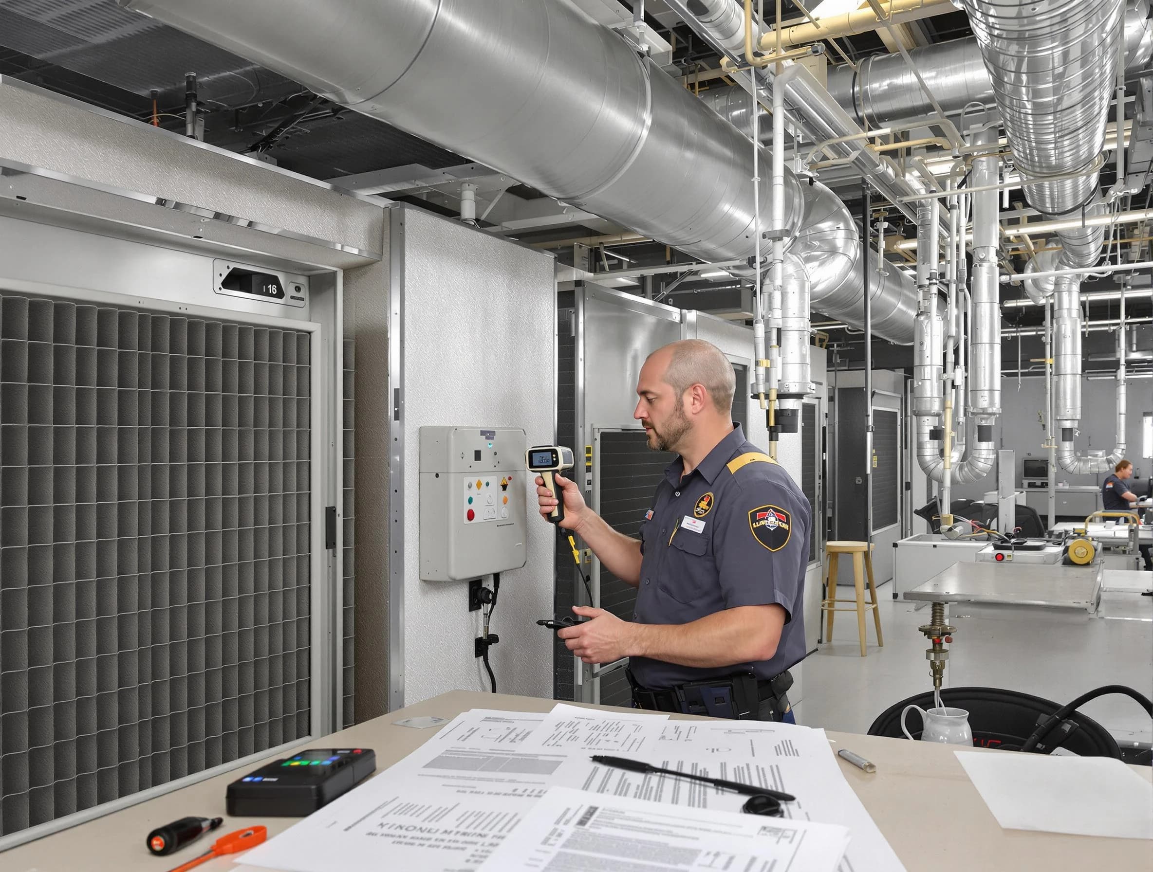 Professional filter system inspection by Smyrna Air Duct Cleaning in Smyrna