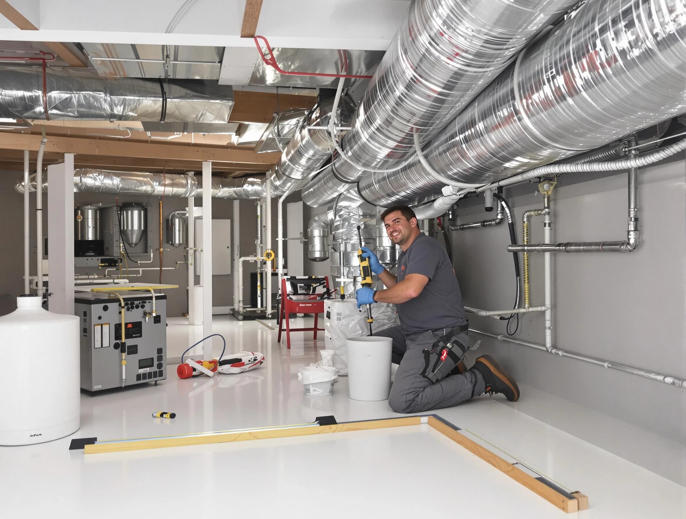 Professional duct sealing service by Smyrna Air Duct Cleaning in Smyrna