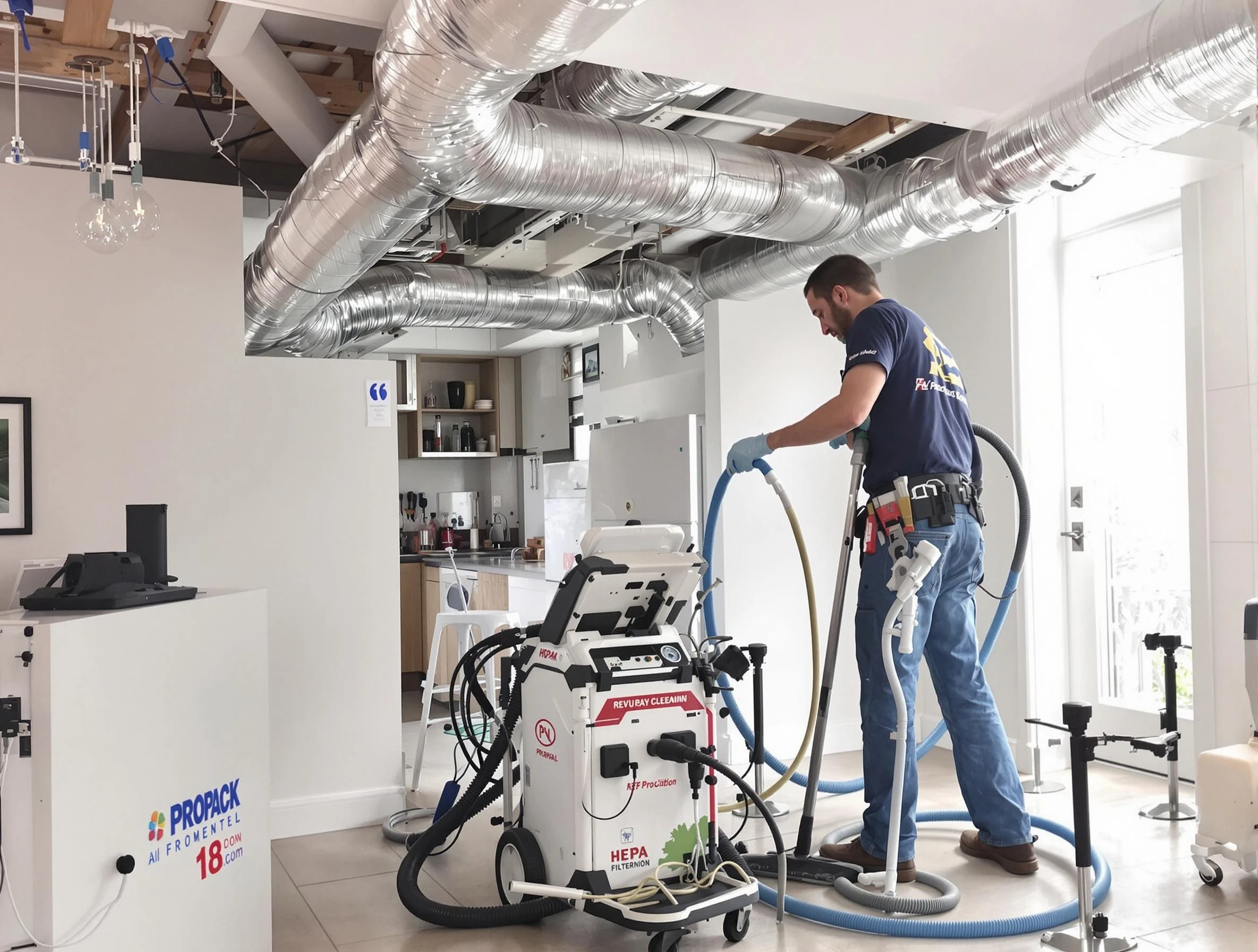 Smyrna Air Duct Cleaning technician performing advanced pure duct cleaning with specialized equipment in Smyrna